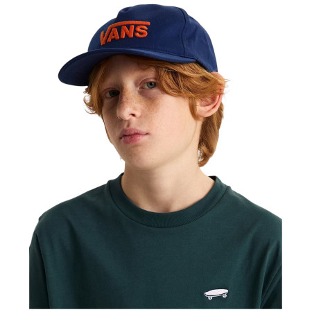 Детска шапка с козирка Vans Drop V Logo Snapback