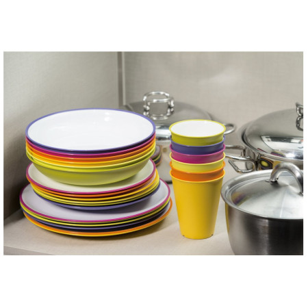 Комплект чинии Omada SANALIVING Soup Plate Set 4x Plate 20xh4cm