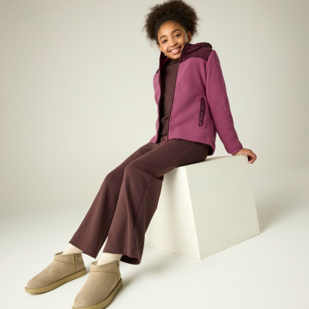 Детски суитшърт Regatta Myla Hybrid Jacket Fig/Violet