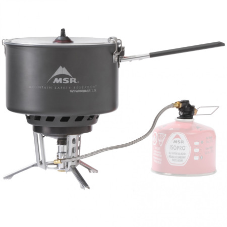 Котлон MSR WindBurner Group Stove System черен/сребърен