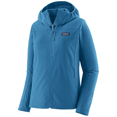 Дамско яке Patagonia Women's R1® CrossStrata Hoody син Aquatic Blue