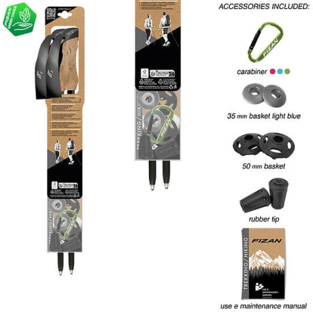 Туристически щеки Fizan Compact 4 Tech