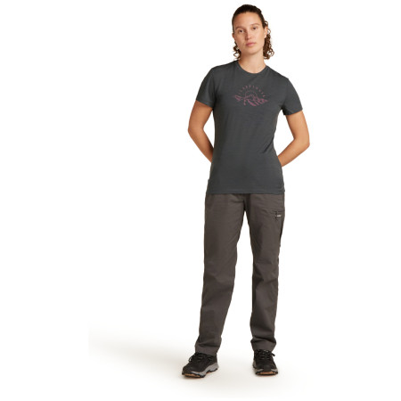 Дамска функционална блуза Icebreaker W Mer 150 Tech Lite SS Tee Sunrise Sumit