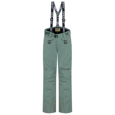 Детски ски панталони Husky Gunis K Faded Green светло зелен faded green