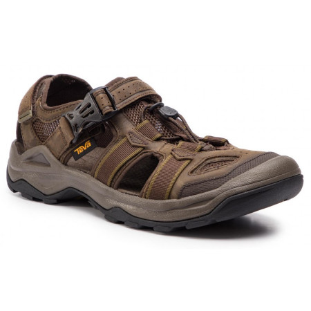 Мъжки сандали Teva Omnium 2 Leather кафяв TurkishCoffee