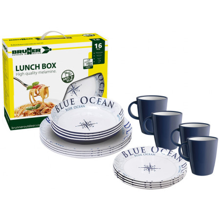 Комплект прибори Brunner Lunch Box Blue Ocean