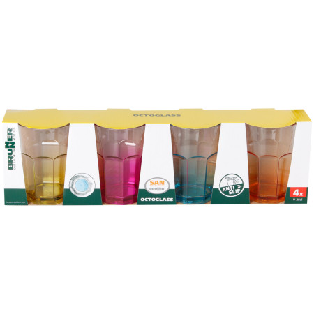 Комплект чаши Brunner Octoglass Color Set