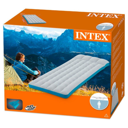 Надуваем дюшек Intex Camping Mat 67998