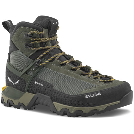 Мъжки трекинг обувки Salewa Mtn Trainer 3 Tech Mid Gtx M зелен Faded Green/Forest Night