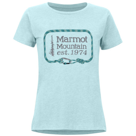 Дамска тениска Marmot Wm's Ascender Tee SS син CorydalisBlueHeather