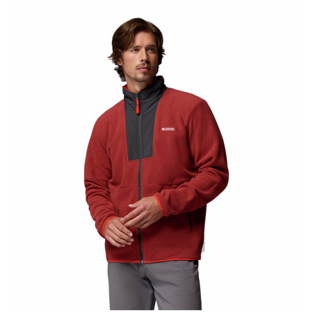 Мъжки суитшърт Columbia Sequoia Grove™ Ii Fz Fleece червен Red Oxide, Shark