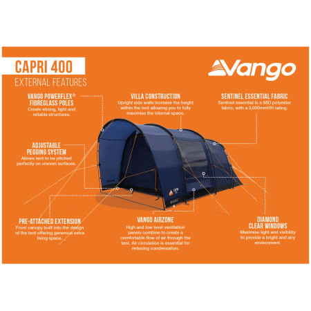 Палатка Vango Capri 400