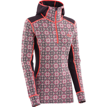 Дамска функционална блуза Kari Traa Rose Hood розов Mauve