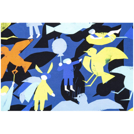 Детска тениска Wouki Bara Super blue