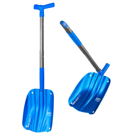 Лопата Ortovox Pro Alu III + Pocket Spike син SafetyBlue