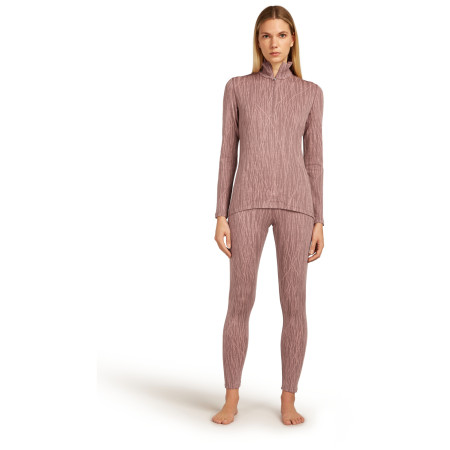 Дамска функционална блуза Icebreaker Women Merino 260 Tech Vertex LS Half Zip Delta Lines AOP