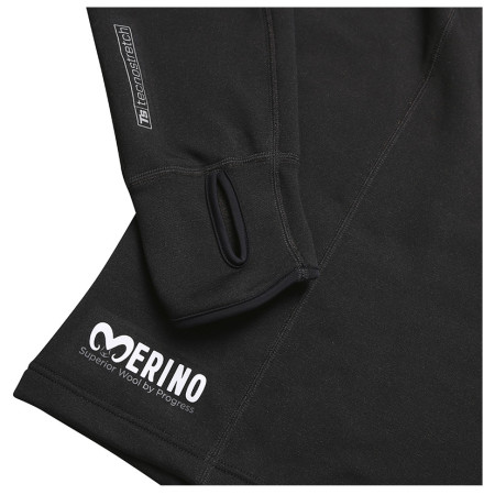 Функционален мъжки суитшърт Progress Torez Zip Merino