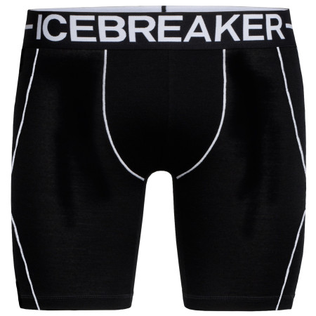 Мъжки боксерки Icebreaker M's Anatomica Zone Long Boxers черен Black