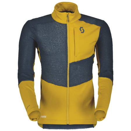 Функционален мъжки суичър Scott Explorair Alpha Raw жълт/син