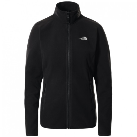 Дамски суичър The North Face W 100 Glacier Fz - Eu черен