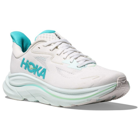 Дамски обувки за бягане Hoka W Clifton 10 бял / син White / Cielo Blue