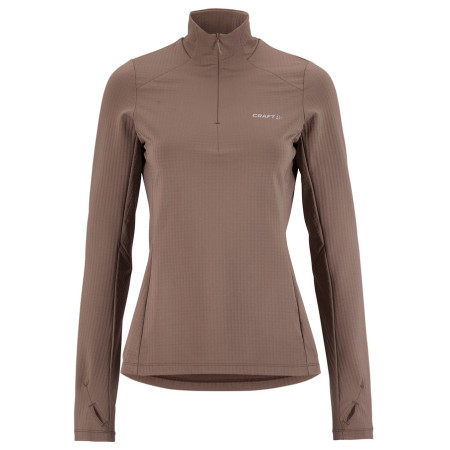Дамски функционален суитшърт Craft Gain Thermal Midlayer 2 W кафяв Brown