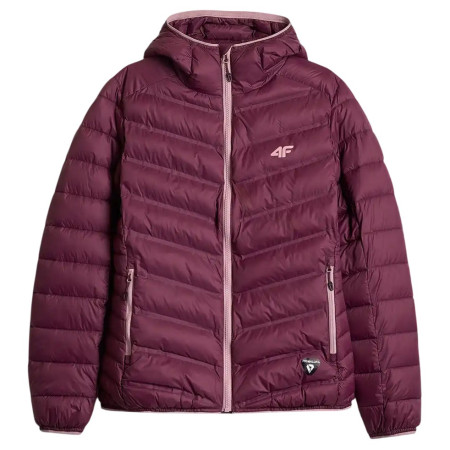 Дамско хибридно яке 4F Down Jacket F0895 винен Dark Pink