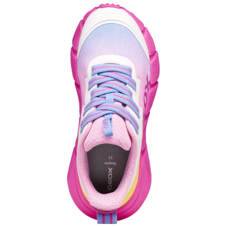 Детски обувки Geox J Flexyper Fast Girl Fuchsia