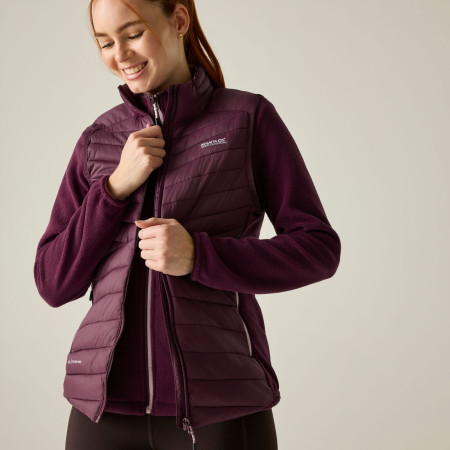 Дамска жилетка Regatta Womens Leedre Hybrid B/W