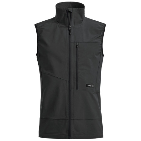 Мъжка жилетка Ortovox Venet Softshell Vest черен Black Raven