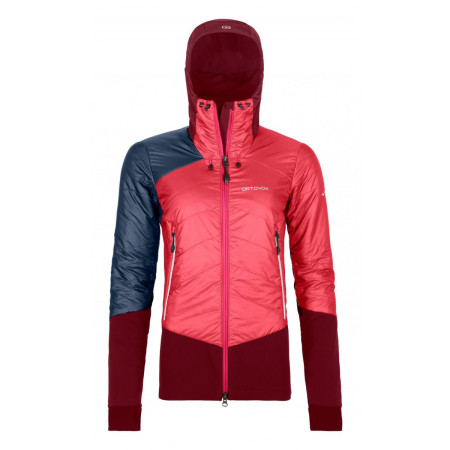 Дамско яко Ortovox W's Piz Palu Jacket червен HotCoral