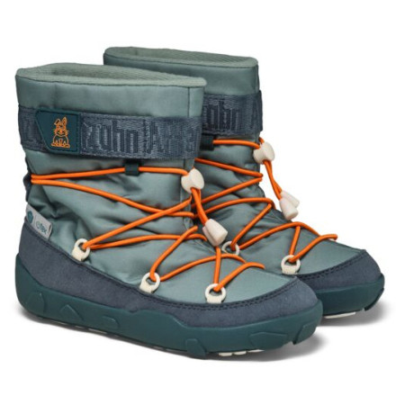 Детски зимни ботуши Affenzahn Winter Boot Vegan Snowy Bunny зелен Bunny