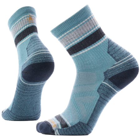 Чорапи Smartwool Hike Light Cushion Striped Mid Crew Sock син