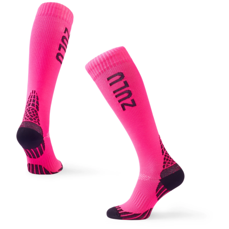 Компресиращи 3/4 чорапи Zulu Run Compression розов pink