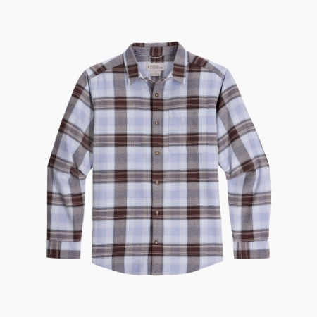 Мъжка риза Royal Robbins Lieback Organic Cotton Flannel L/S син/червен Shasta Blue Oak Pld