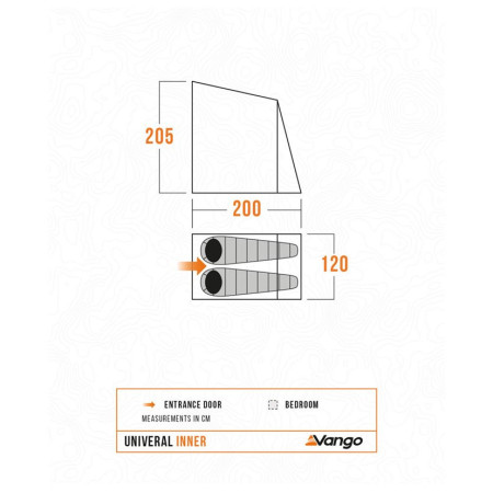 Аксесоар за палатка Vango Universal Inner