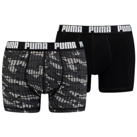 Мъжки боксерки Puma Camo Boxer 2P сив