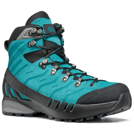 Дамски обувки за трекинг Scarpa Cyclone S GTX WMN син Ceramic/Gray