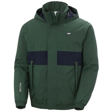 Мъжко зимно яке Helly Hansen Smoegen Insulated Rain Jacket зелен JUNGLE GREEN STRIPE