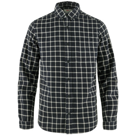 Мъжка риза Fjällräven Övik Flannel Shirt M синьо/бял Dark Navy-Chalk White