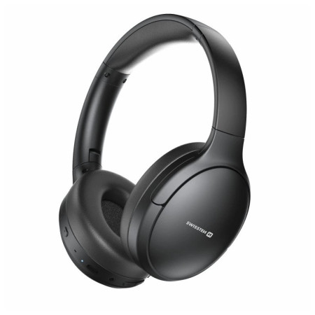 Безжични слушалки Swissten ANC Pure черен black