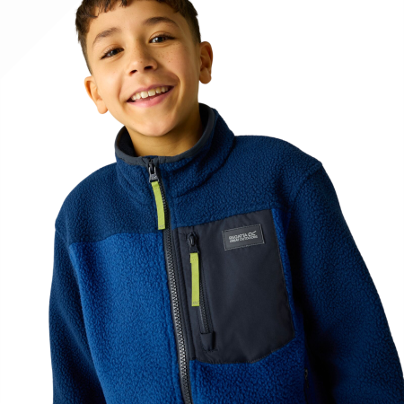Детски функционален суитшърт Regatta Junior Frankie Warm Fleece Aviator Blue
