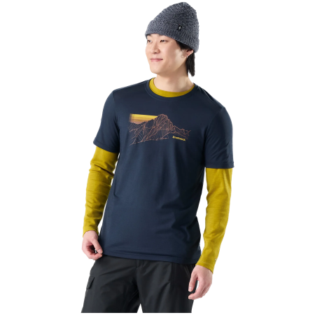 Функционална мъжка тениска Smartwool Men's Alpine Trace Active Short Sleeve G