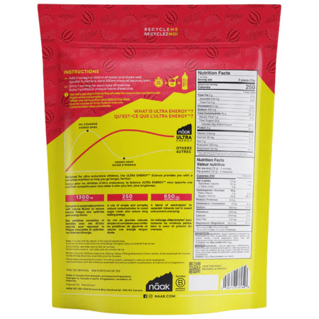 Енергийна напитка Näak Watermelon - Ultra Energy™ Drink Mix (720g)