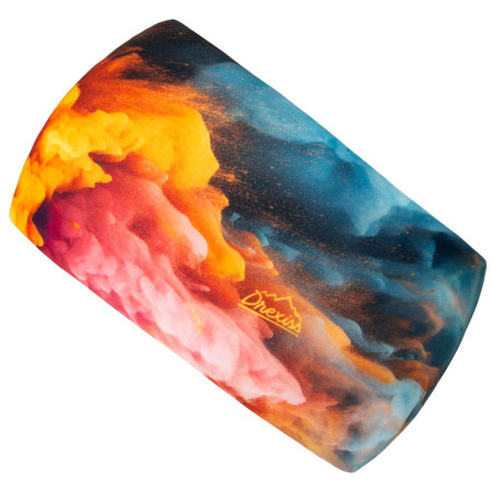 Дамска лента за глава Drexiss Explosion Pastel син/оранжев