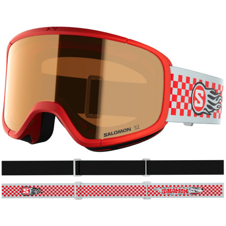 Детски ски очила Salomon Rio червен Cherry Tomato