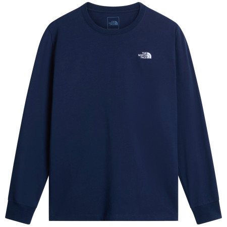 Мъжка тениска The North Face Evolution Simple Dome Regular Long-Sleeve Tee тъмно син SUMMIT NAVY