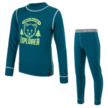 Детски функционален комплект Sensor Double Face Set Wild син Sapphire