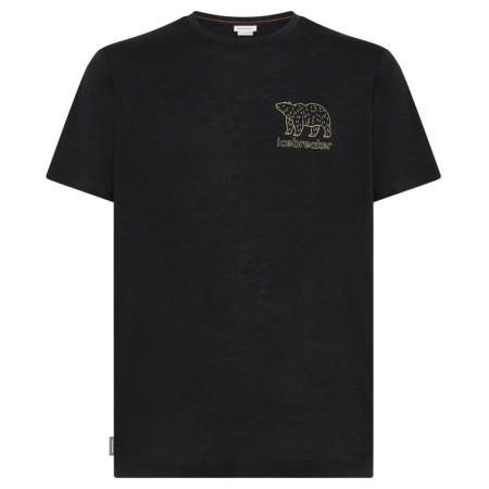 Функционална мъжка тениска Icebreaker M 150 Tech Lite SS Tee Forest Footsc черен Black