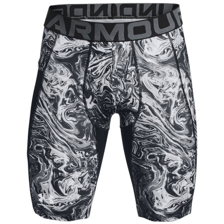 Функционално мъжко долно  бельо Under Armour HG Armour Print Long Sts сив Pitch Gray / / White